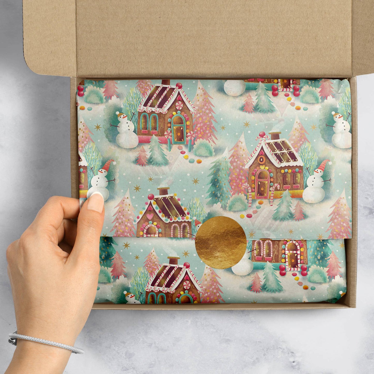 Gingerbread Dreams - Tissue - Printed