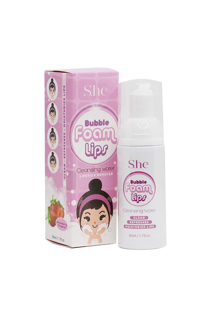 Makeup She BE490-3 Bubble Foam Lip Cleansing Water