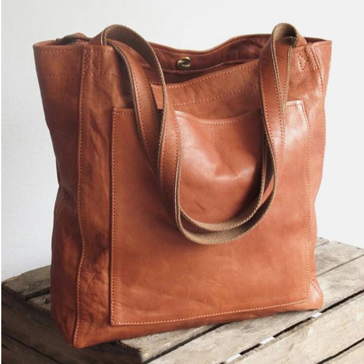 WOMEN SOFT PU LEATHER TOTE BAG_CWAB0561