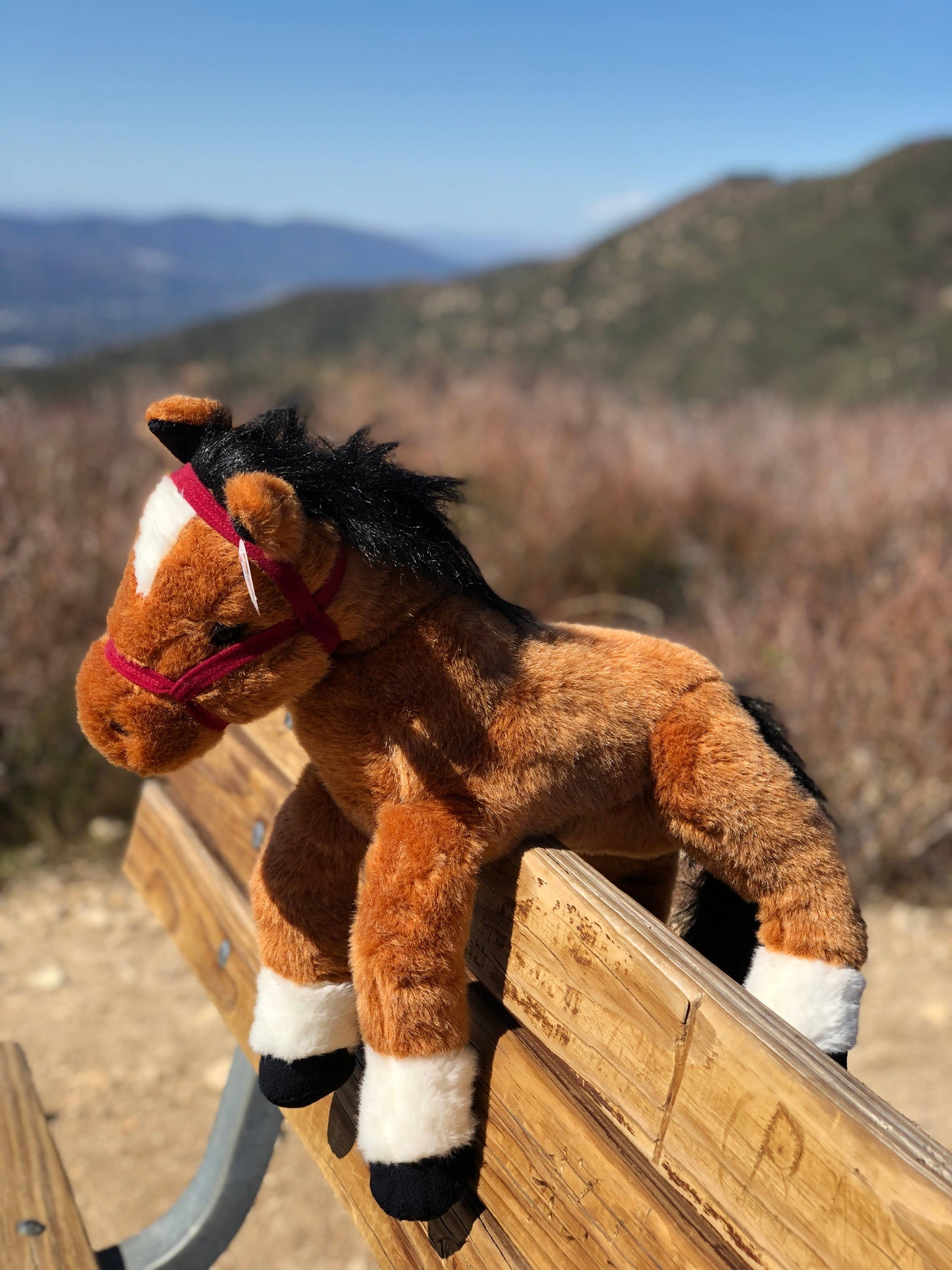 17" Resting Horse Plush - Soft Plush Stuffed Animals