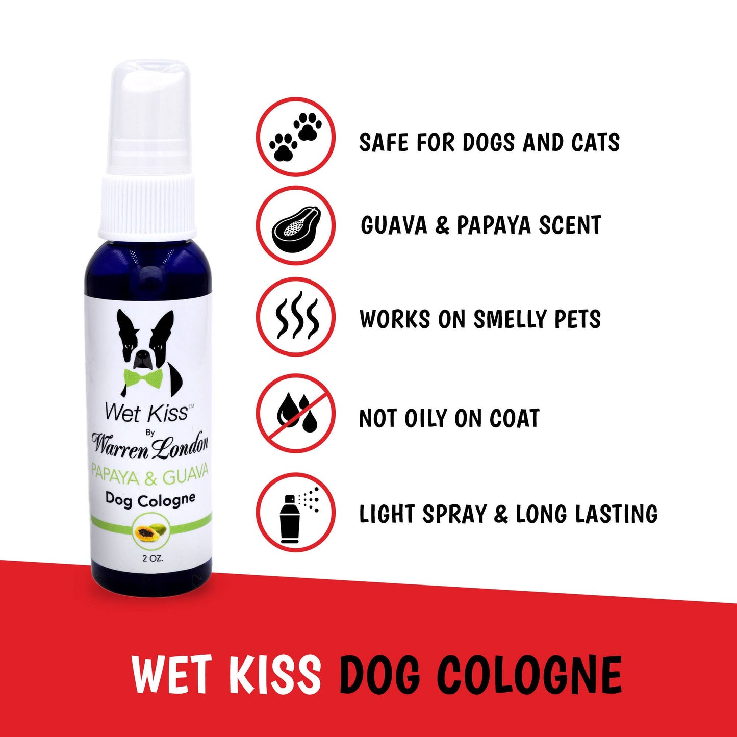 Wet Kiss Dog Cologne  - 2 oz