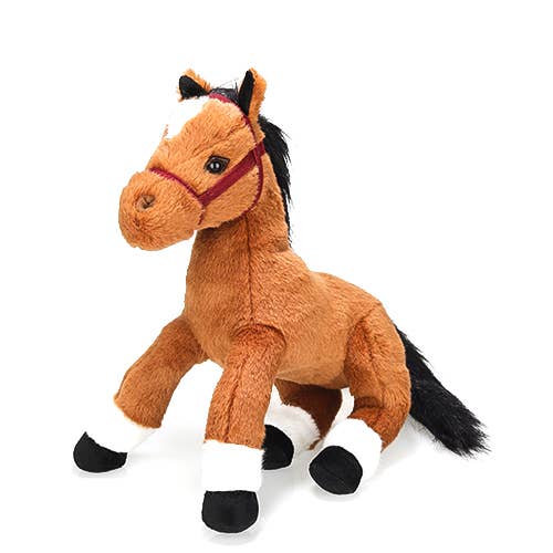 17" Resting Horse Plush - Soft Plush Stuffed Animals