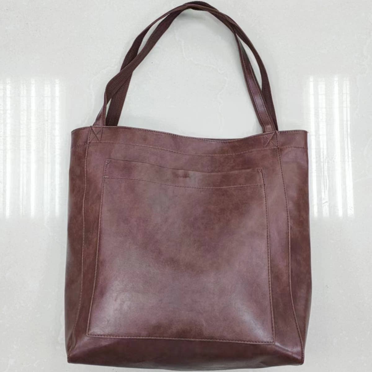 WOMEN SOFT PU LEATHER TOTE BAG_CWAB0561