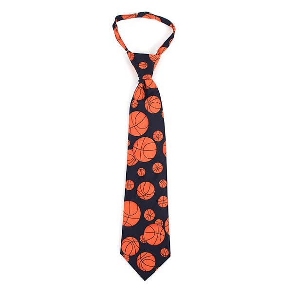 Boy's Basketball Novelty Tie