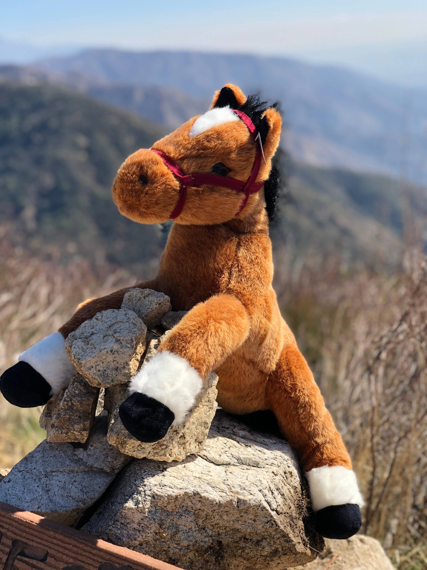 17" Resting Horse Plush - Soft Plush Stuffed Animals