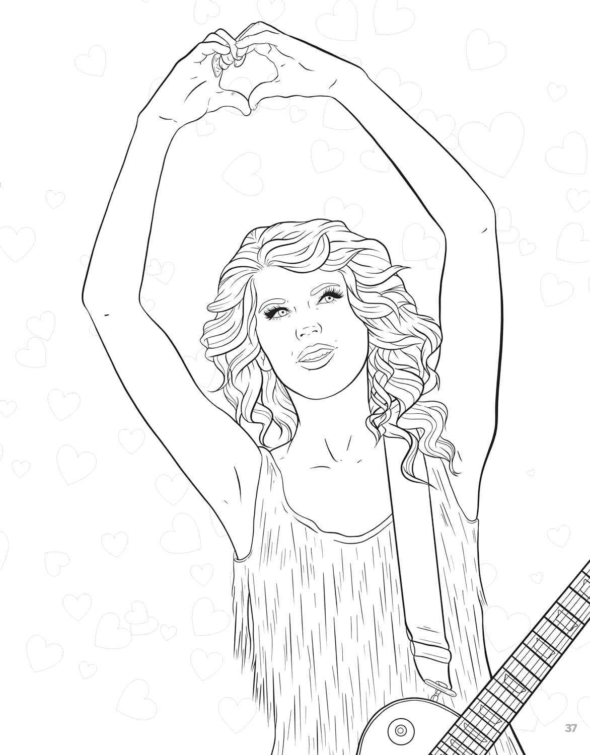 SUPER FAN-tastic Taylor Swift Coloring & Activity Book