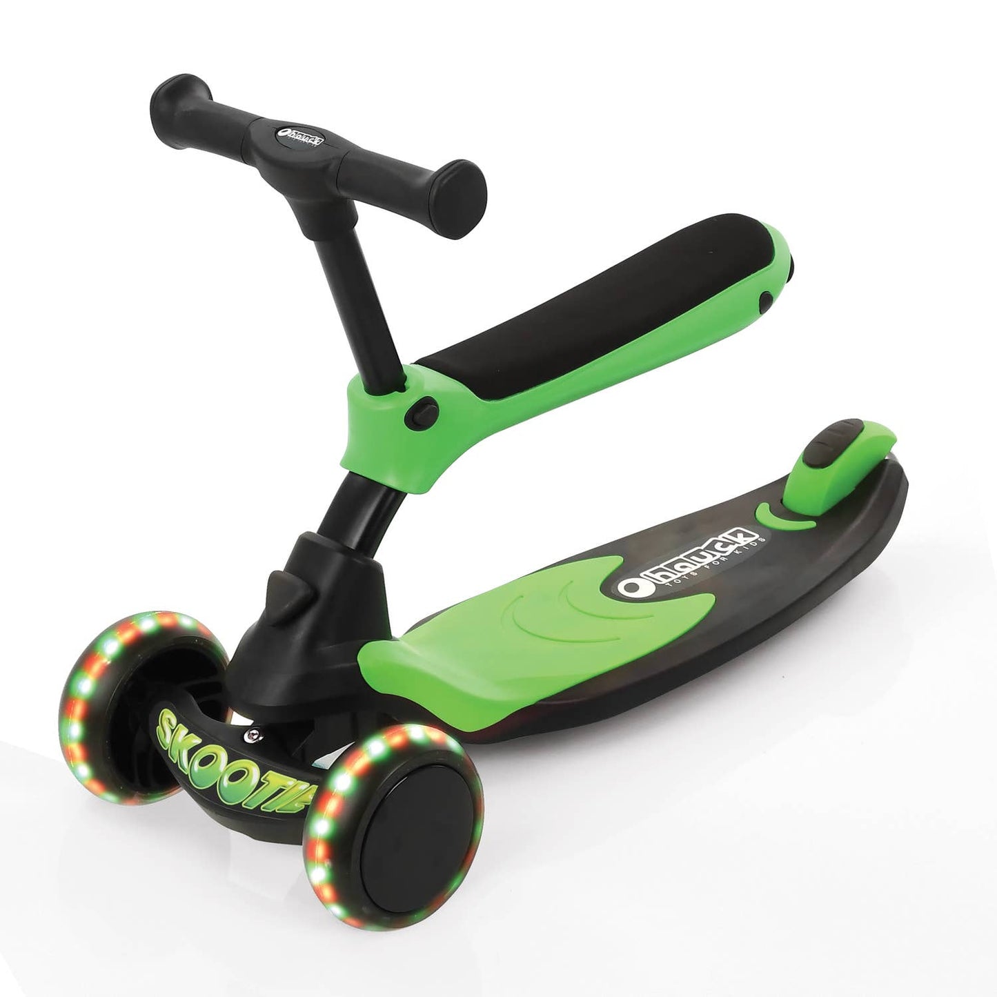 Hauck Skootie Neon Green Ride-on and scooter in one