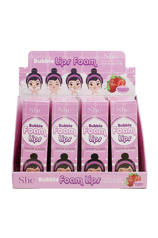 Makeup She BE490-3 Bubble Foam Lip Cleansing Water