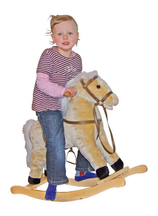 Small Foot Wooden Toys Rocking Horse "Shaggy" Designed for C