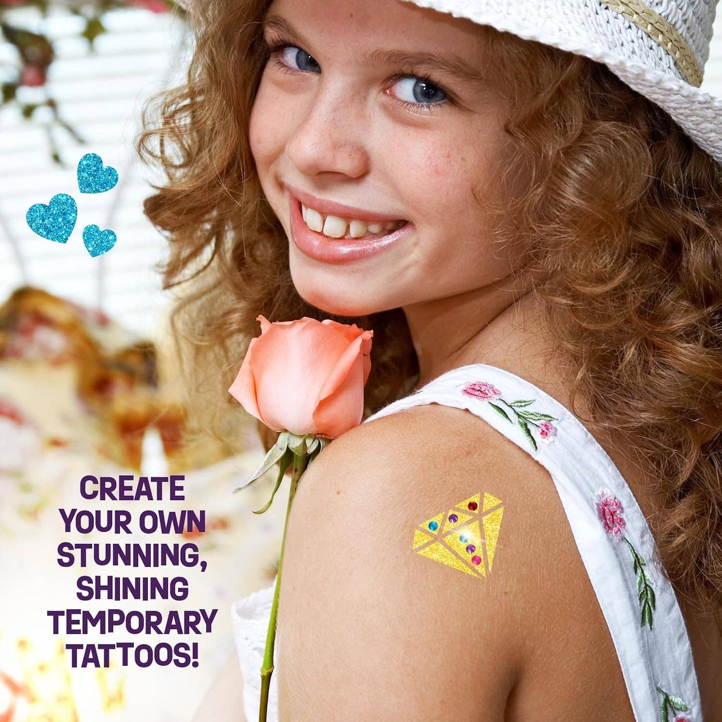 Temporary Shimmery Tattoo Studio Kit for Kids