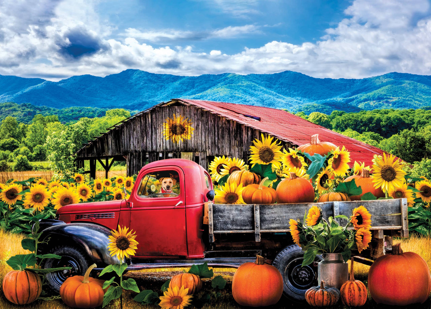 Sunflower Farm 1000 Piece Jigsaw Puzzle