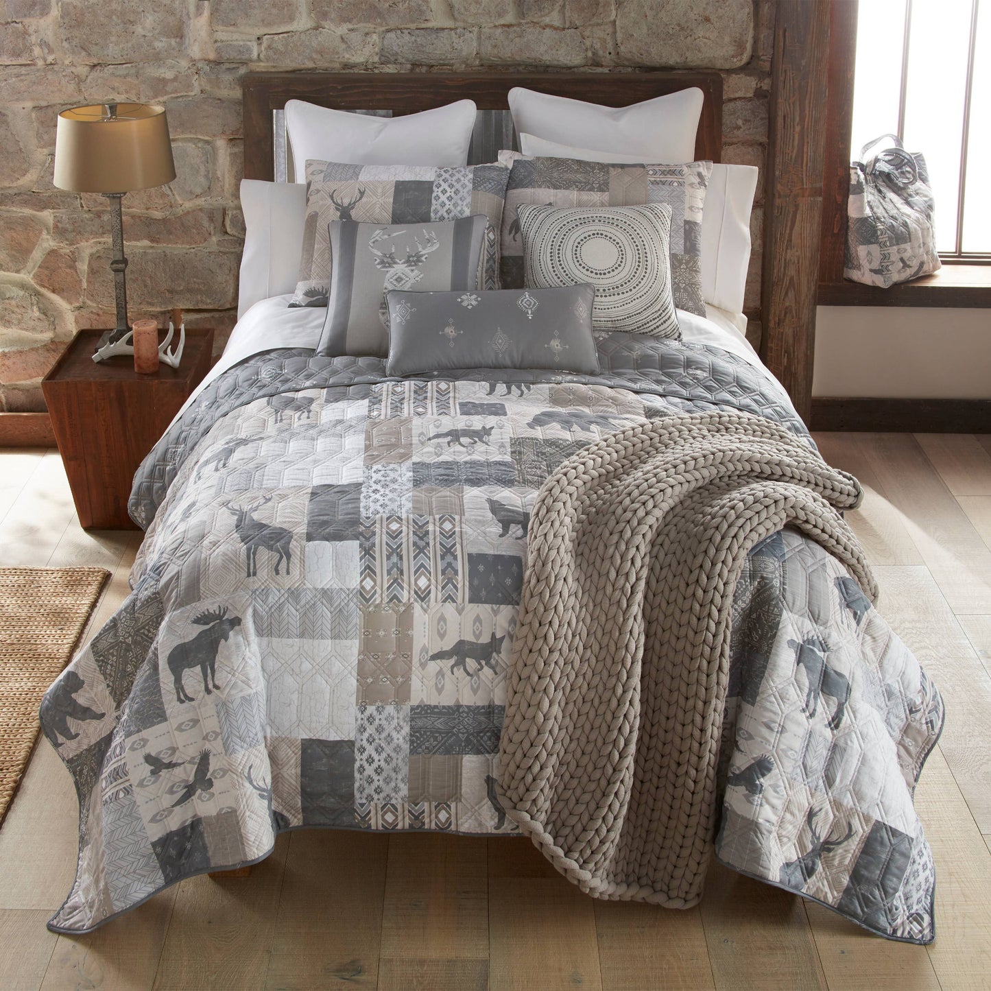 Wyoming 3pc Quilted Bedding Set