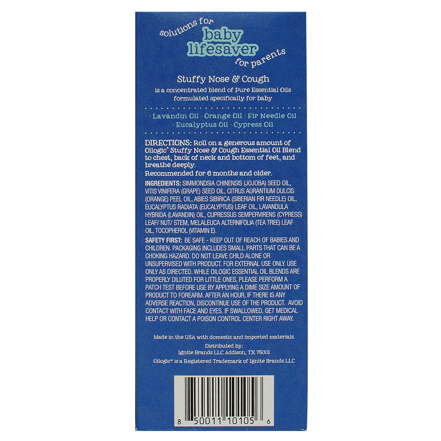 Stuffy Nose & Cough Essential Oil Roll-On