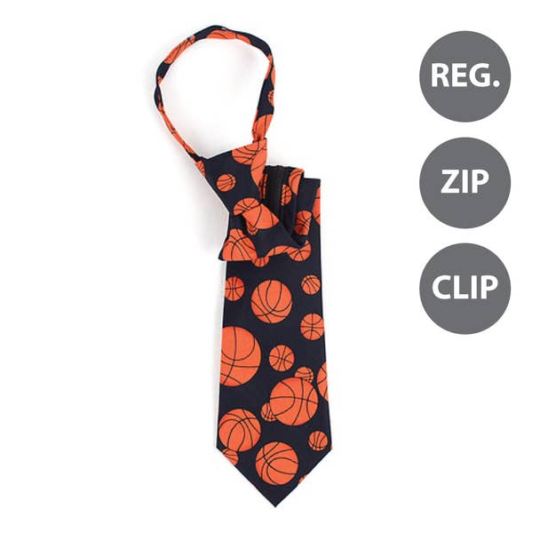 Boy's Basketball Novelty Tie