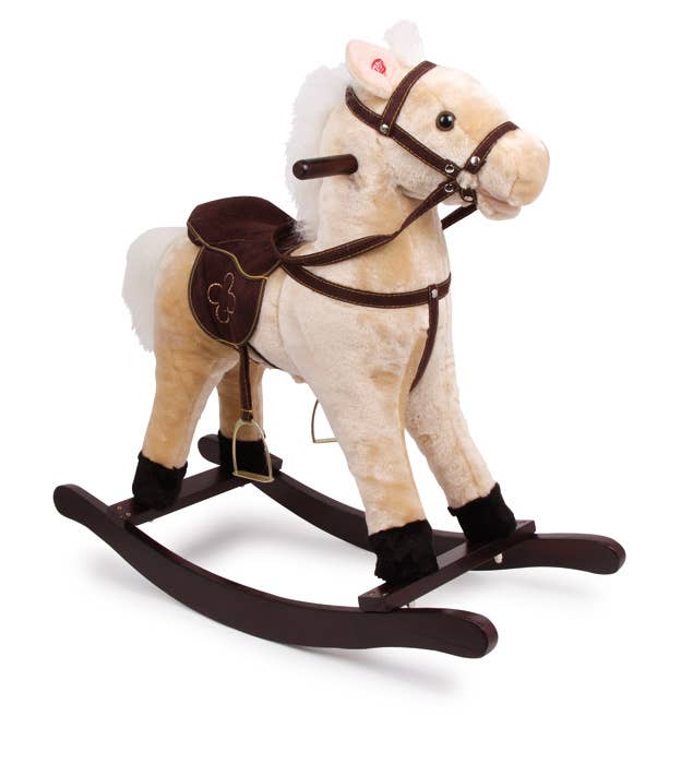 Small Foot Wooden Toys Rocking Horse "Shaggy" Designed for C