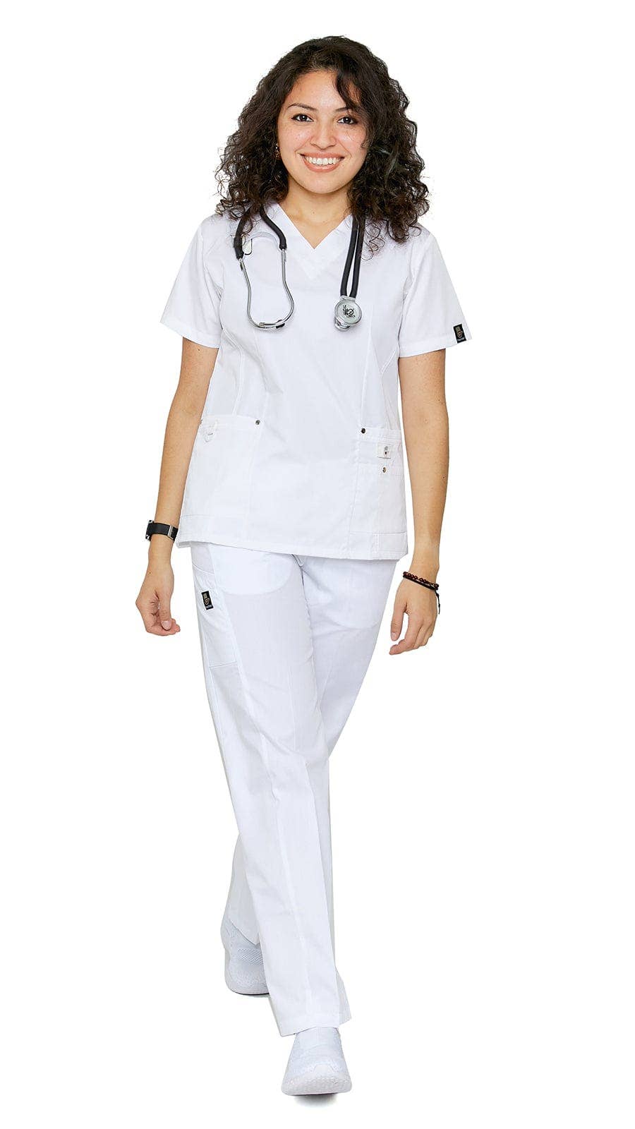 Women's 11 Pocket Slim Fit Uniform Scrubs - Style 408