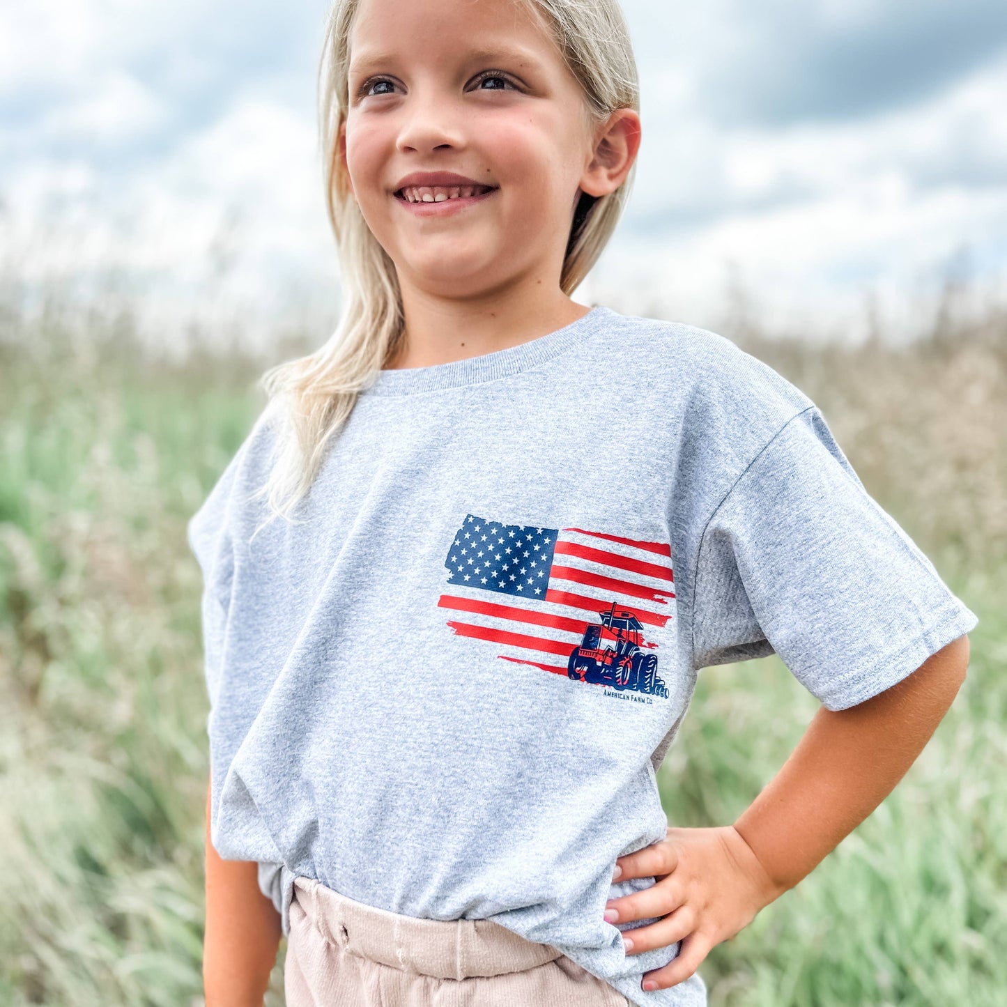 Western ‘American Farmer' Tee - YOUTH