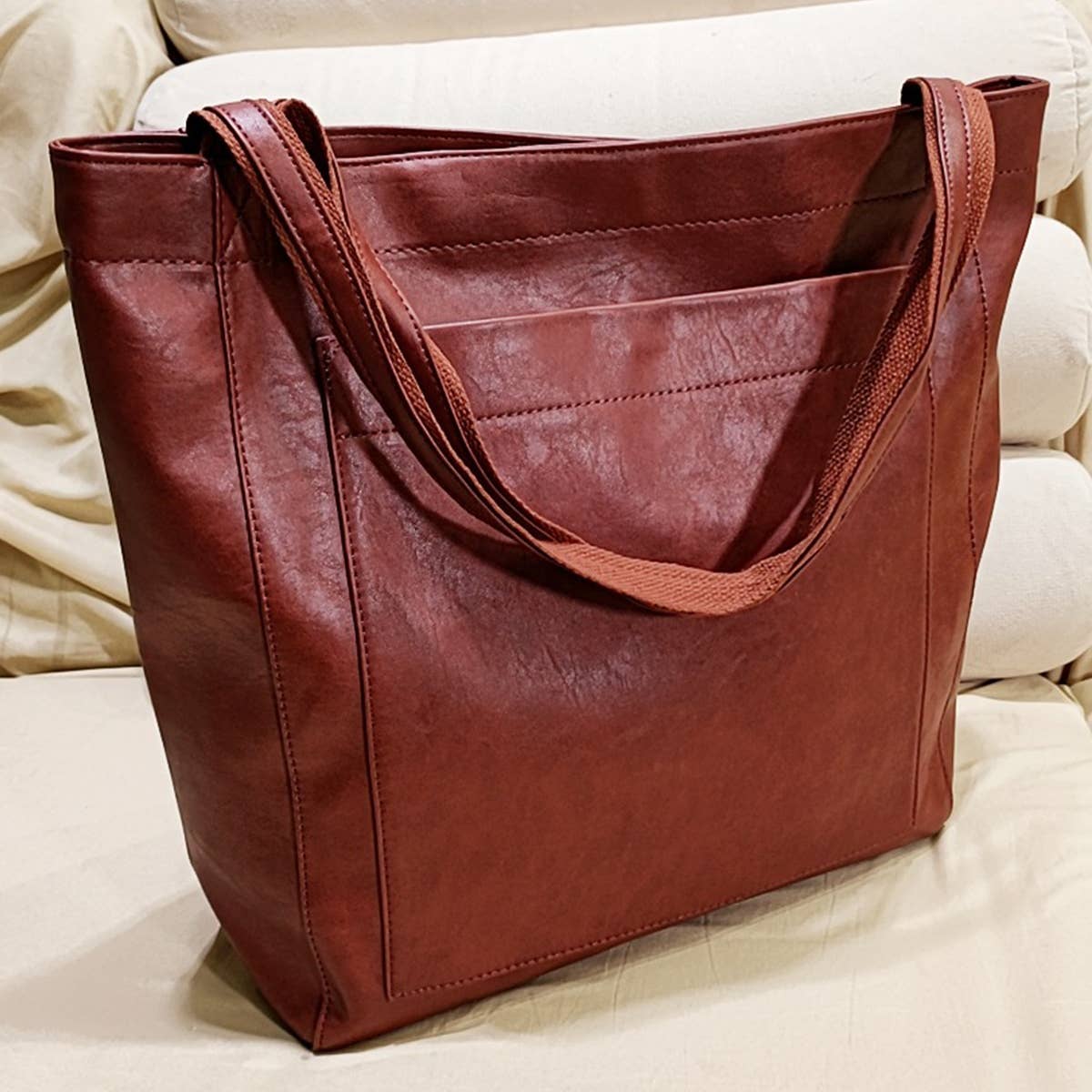 WOMEN SOFT PU LEATHER TOTE BAG_CWAB0561