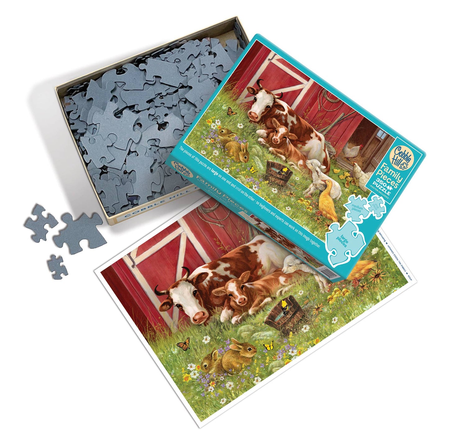 Barnyard Babies (Family) 350pc puzzle