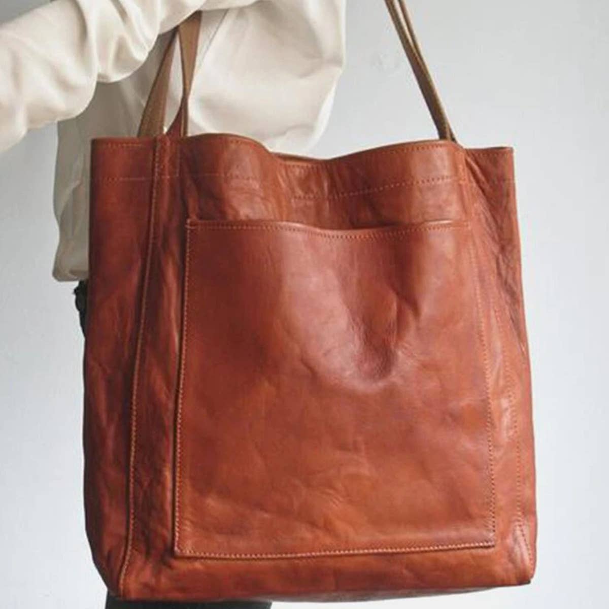 WOMEN SOFT PU LEATHER TOTE BAG_CWAB0561