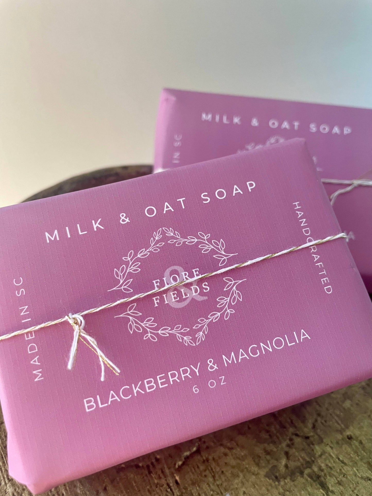 Blackberry & Magnolia Milk & Oat Soap Bars