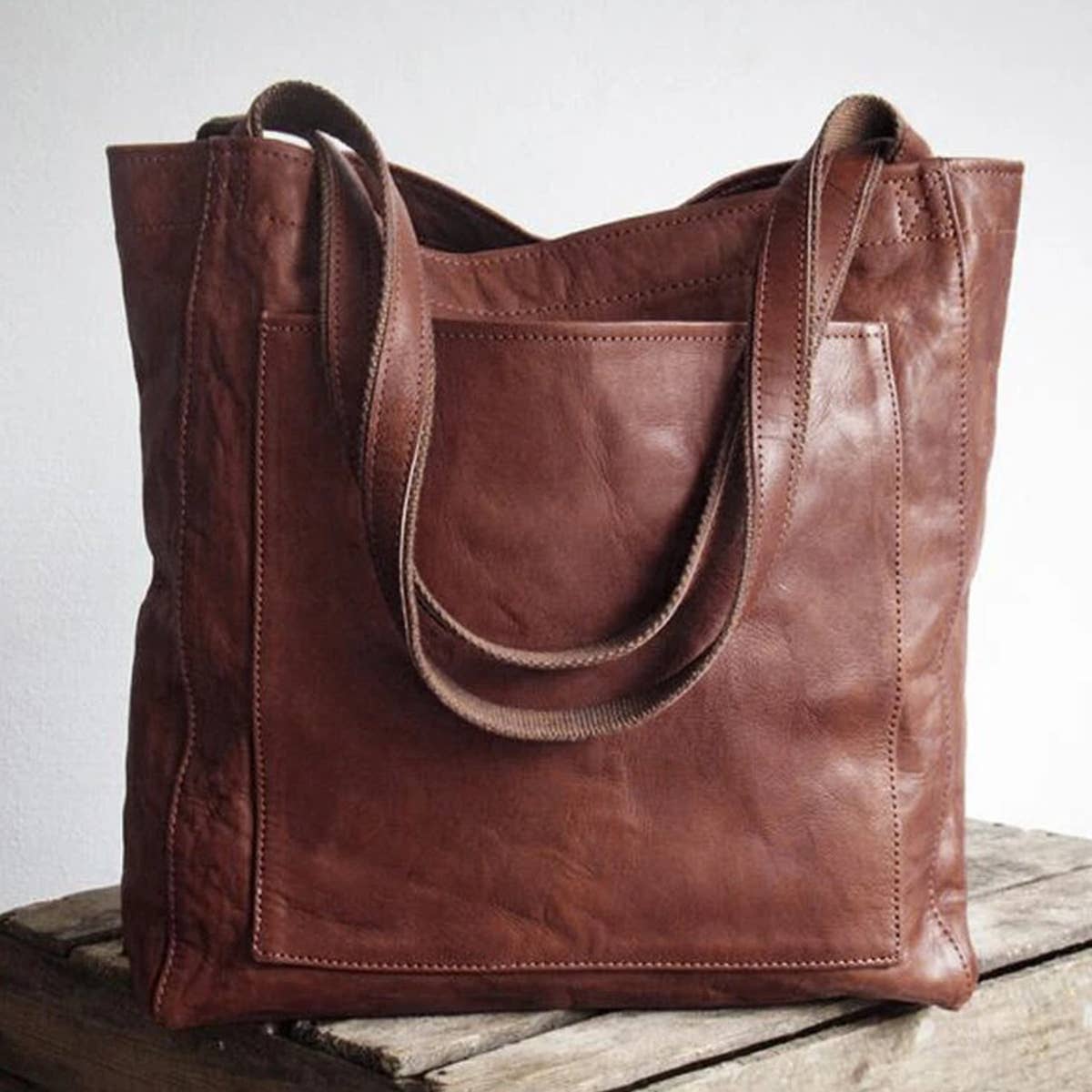 WOMEN SOFT PU LEATHER TOTE BAG_CWAB0561