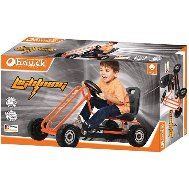 Hauck Lightning Orange Pedal Go Kart