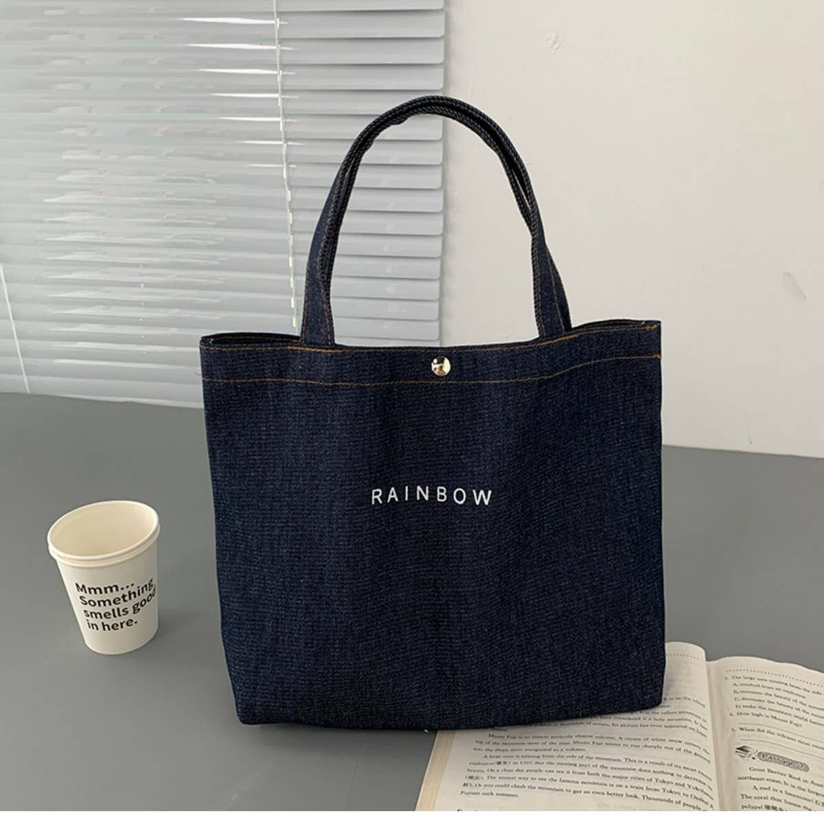 TOTE BAGS WITH EXQUISITE DENIM