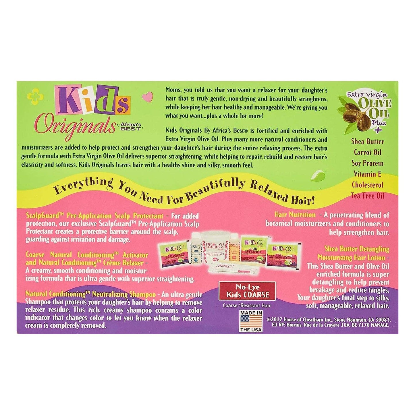 Africa's Best Kids Relaxer System,Conditioning,NoLye