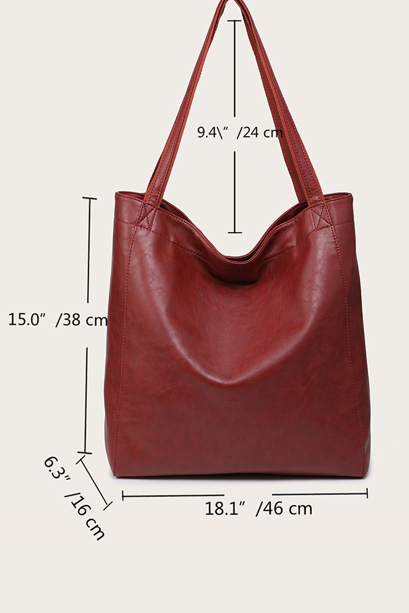 WOMEN SOFT PU LEATHER TOTE BAG_CWAB0561