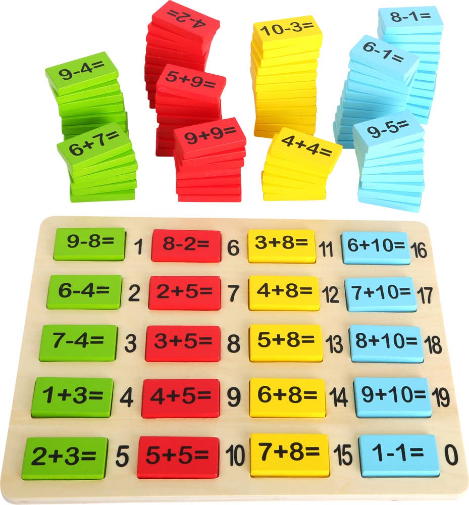 Small Foot Math Number Tiles Educational Toy