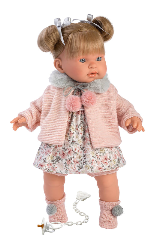 16.5" Soft Body Crying Baby Doll Kelsey