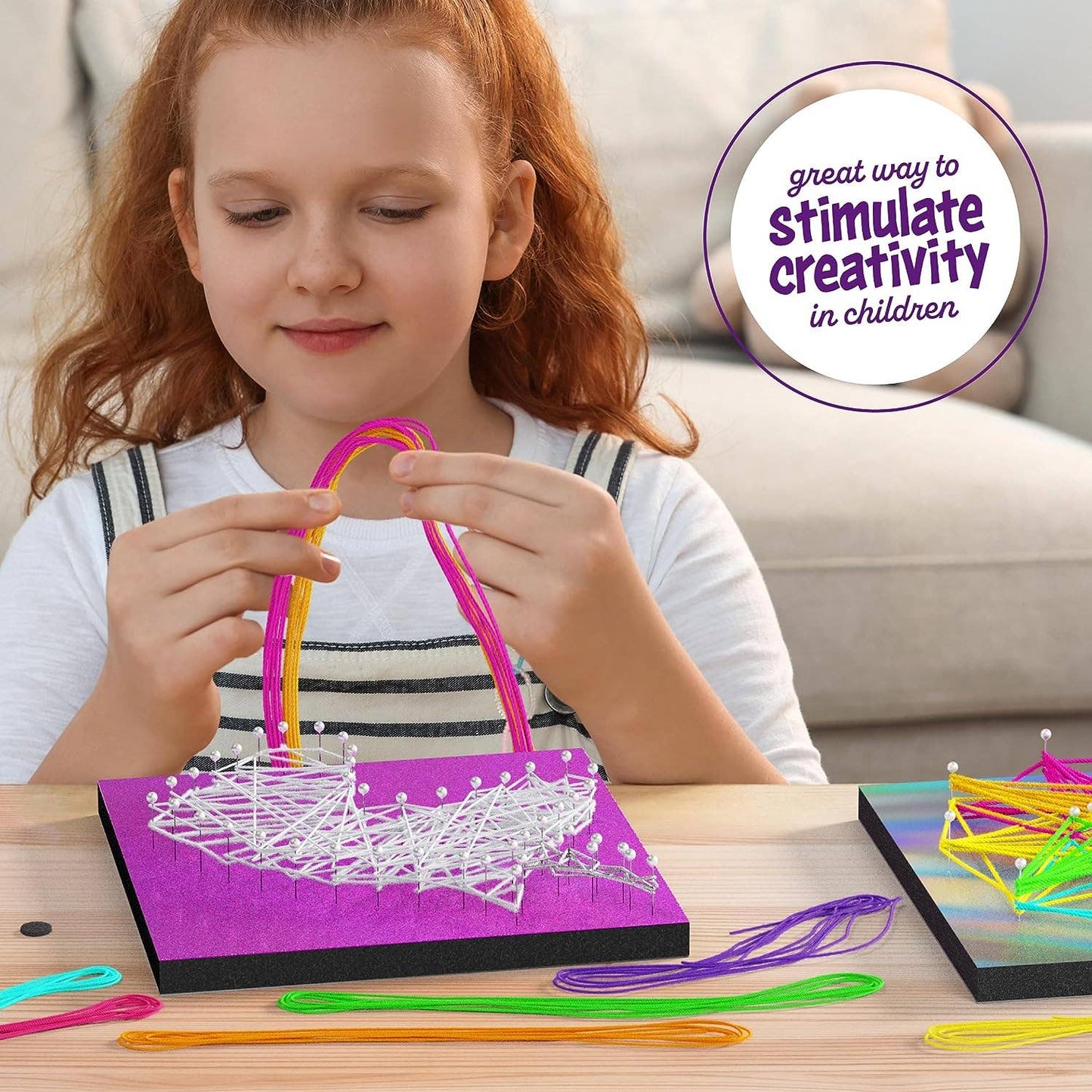 3D String Art Kit for Kids