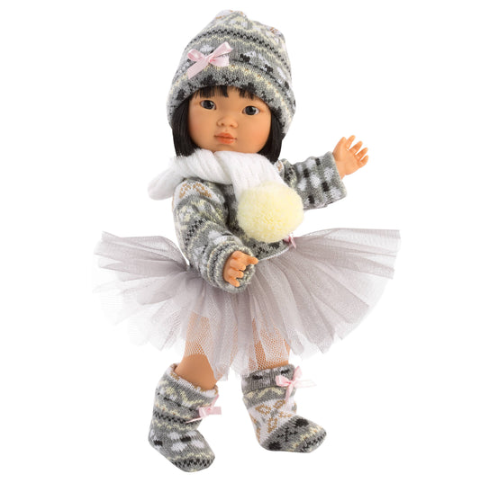 11" Winter Tutu Fashion Doll Aja