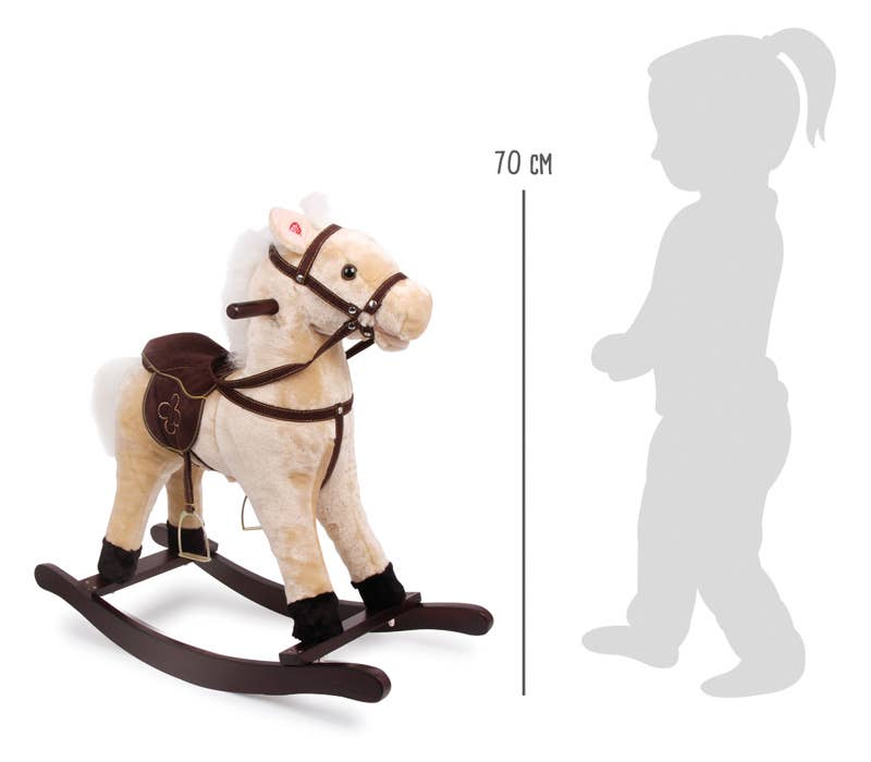 Small Foot Wooden Toys Rocking Horse "Shaggy" Designed for C