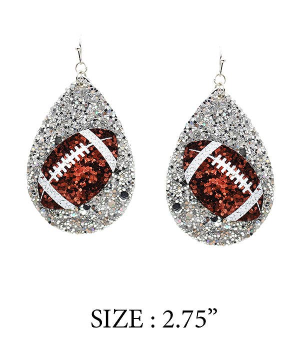 SPORT THEME DROP EARRING