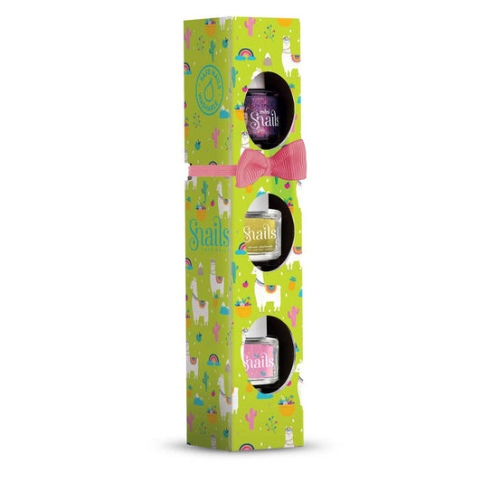 Snails 3-Bottle Nail Polish Gift Pack - Llama