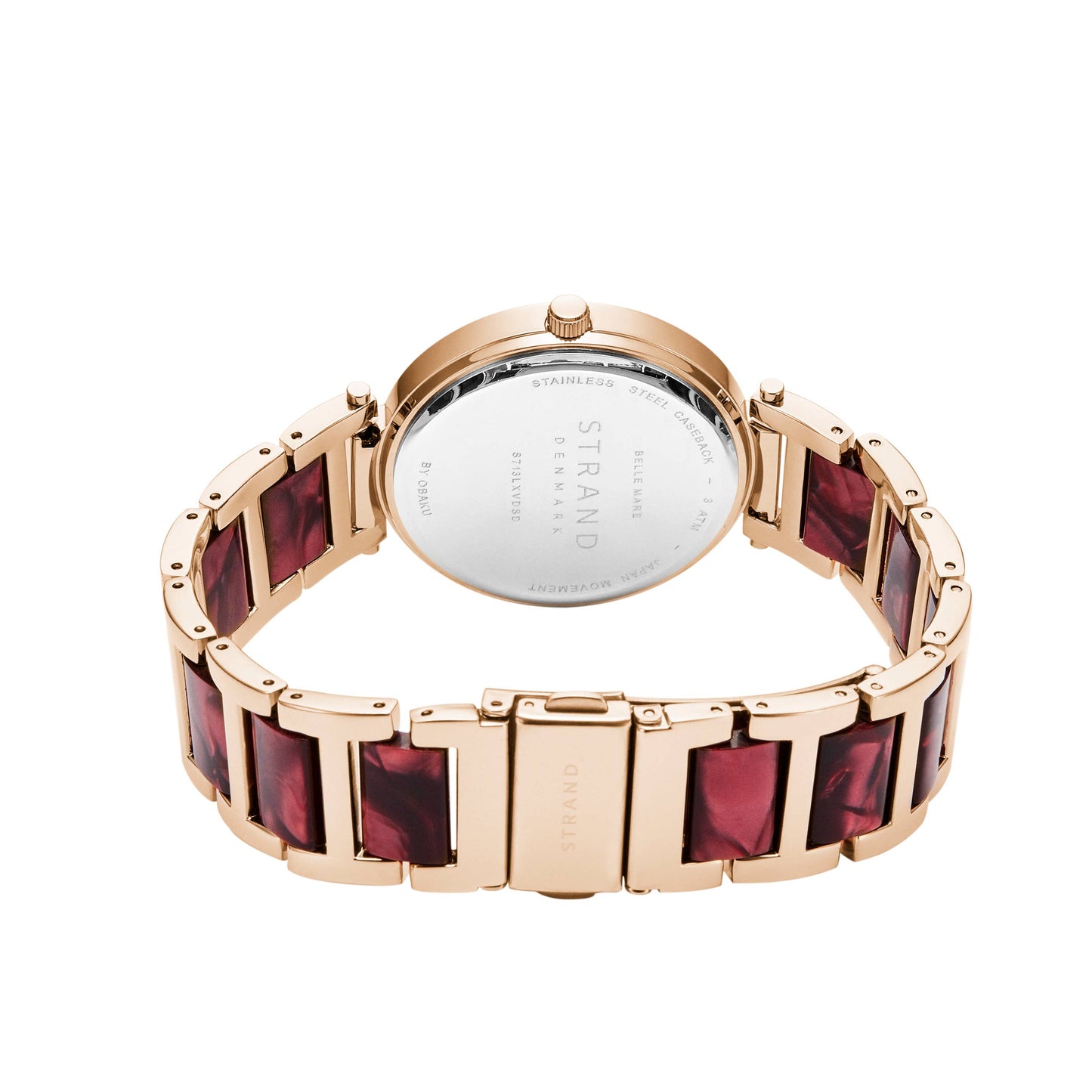 Belle Mare - Scarlett- Mother of Pearl acetate link watch